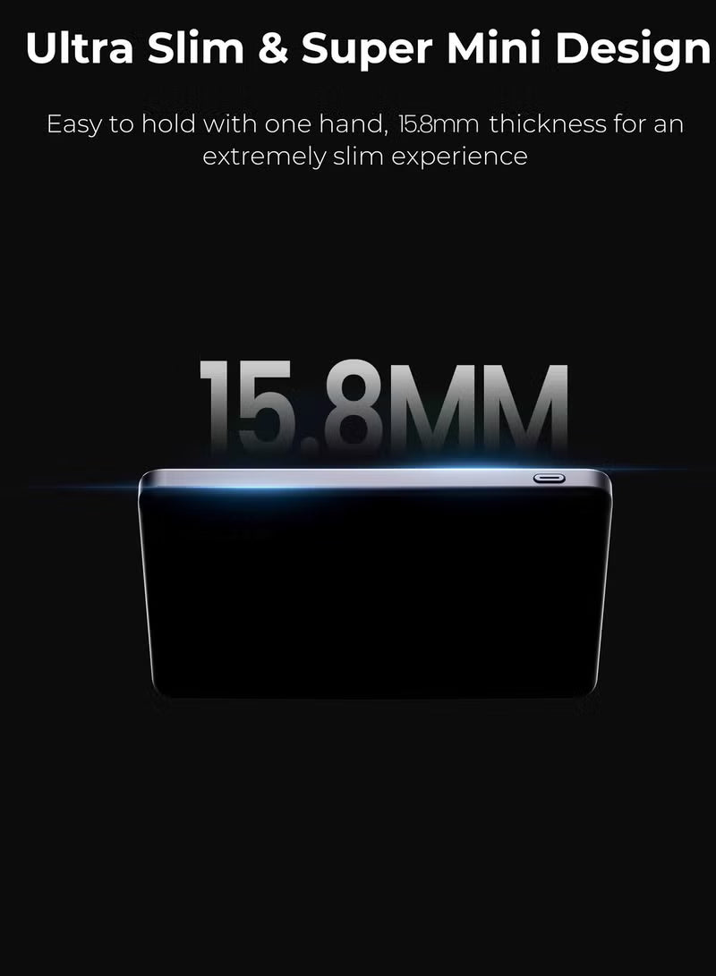 10000mAh Magnetic Wireless Power Bank, Portable Wireless Charger with 20W Fast Charging Stand