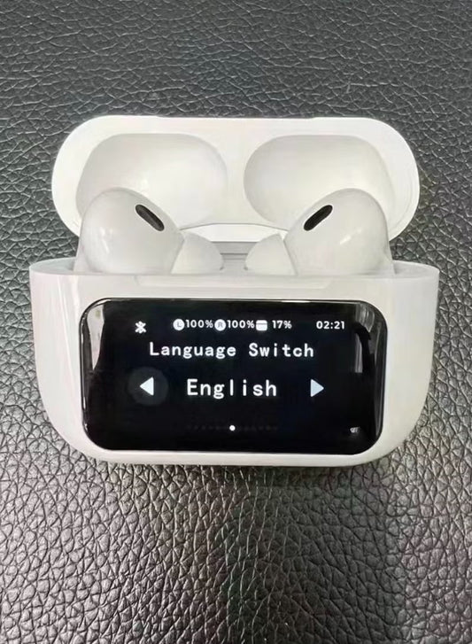 Inspired by the Pros – Wireless Touchscreen Earbuds with True ANC, Stunning Sound & Seamless Apple/Android Compatibility