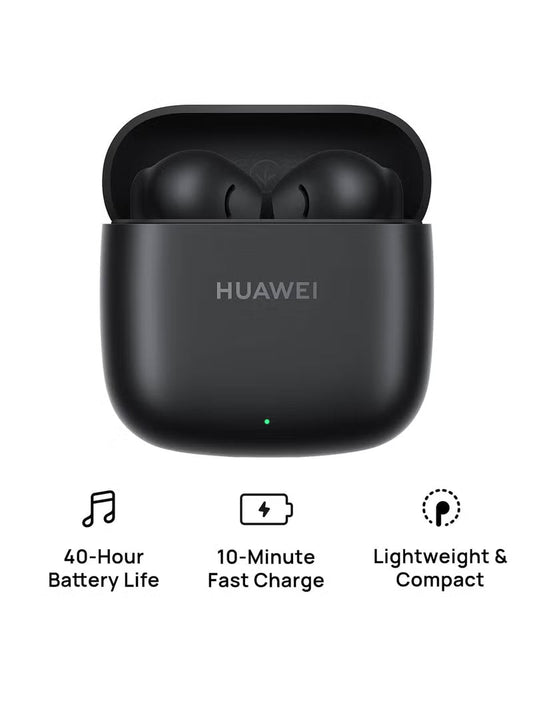 FreeBuds SE 2 In-ear Earphones, True Wireless Earbuds, 40-Hour Battery Life, 3 Hours of Music Playback on a 10-Minute Charge, Compact and Comfortable - Graphite Black