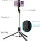 170cm Phone Tripod Selfie Stick, All-in-1 Phone Tripod Stand with Remote,Portable,Lightweight Tripod for for Selfies/Live/Video Recording/Travel-Black