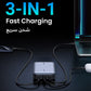 20000 mAh 100W Power Bank Fast Charging Portable Charger Laptop Charger Portable With 2 USB C And 1 USB A Port Battery Pack For Laptop MacBook Dell iPhone 16 15 Series Galaxy S24 S23 Ultra iPad AirPods - Grey