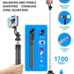 170cm Phone Tripod Selfie Stick, All-in-1 Phone Tripod Stand with Remote,Portable,Lightweight Tripod for for Selfies/Live/Video Recording/Travel-Black