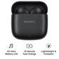 FreeBuds SE 2 In-ear Earphones, True Wireless Earbuds, 40-Hour Battery Life, 3 Hours of Music Playback on a 10-Minute Charge, Compact and Comfortable - Graphite Black