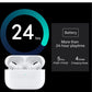 Wireless Earbuds, Air Pods Pro [MFi Certified] Bluetooth Earbuds Stereo Earphone, Bluetooth 5.3 in-Ear Earbuds with Charging Case IPX7 Waterproof Bluetooth Headphone 30H Playtime, for iPhone/Android