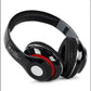 Sleek Black Bluetooth Headphones with Long Battery Life